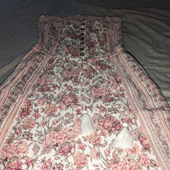 American eagle outfitters size small strapless jumpsuit with pockets - Picture 6 of 6